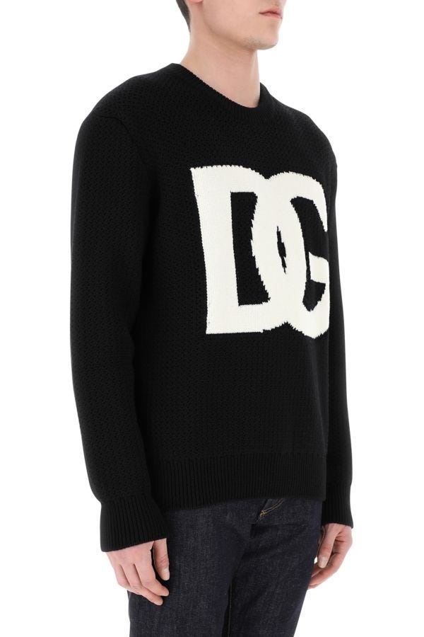 DOLCE & GABBANA MAN Black Wool Sweater - 3