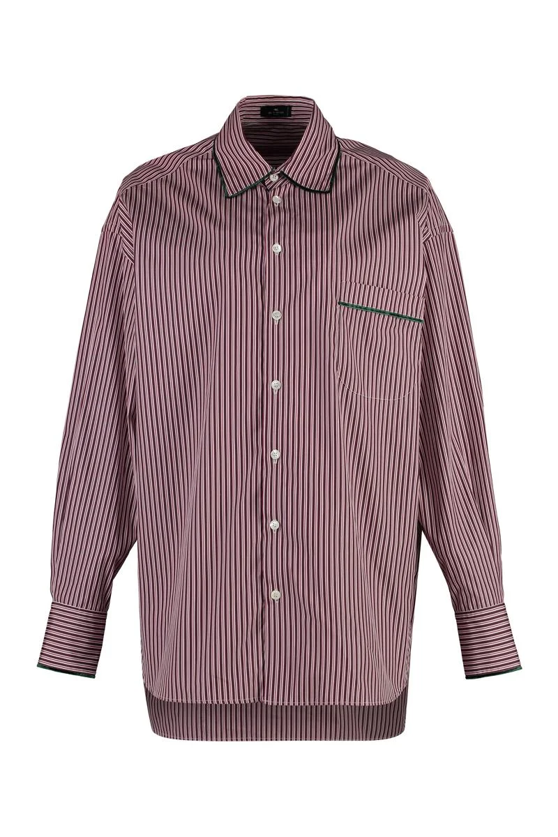 Etro Striped Cotton Shirt - 1