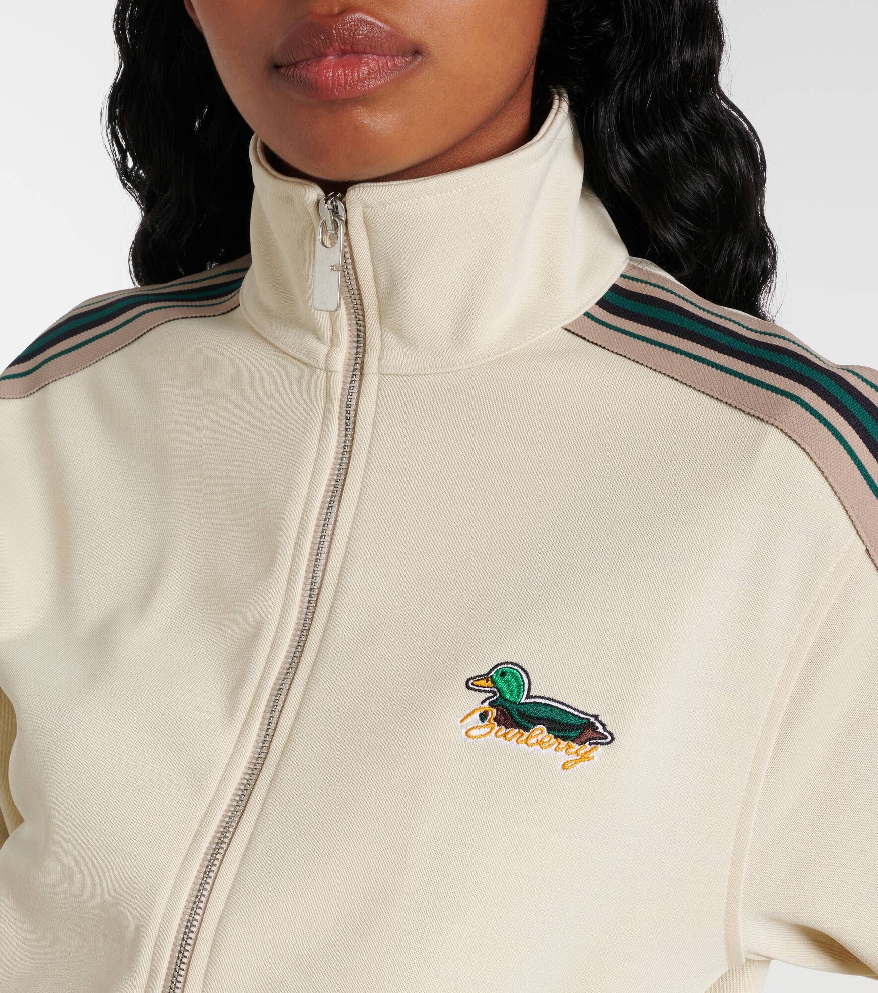Logo jersey track jacket - 5