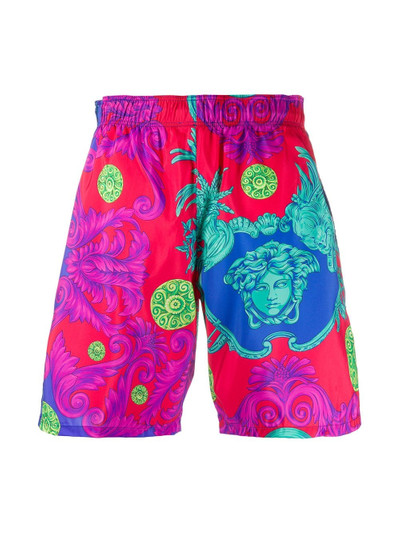 VERSACE Fluo Barocco swim shorts outlook