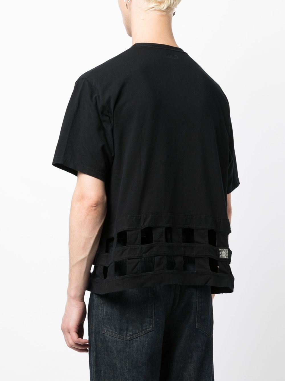 Windowpanel jersey T-shirt - 4