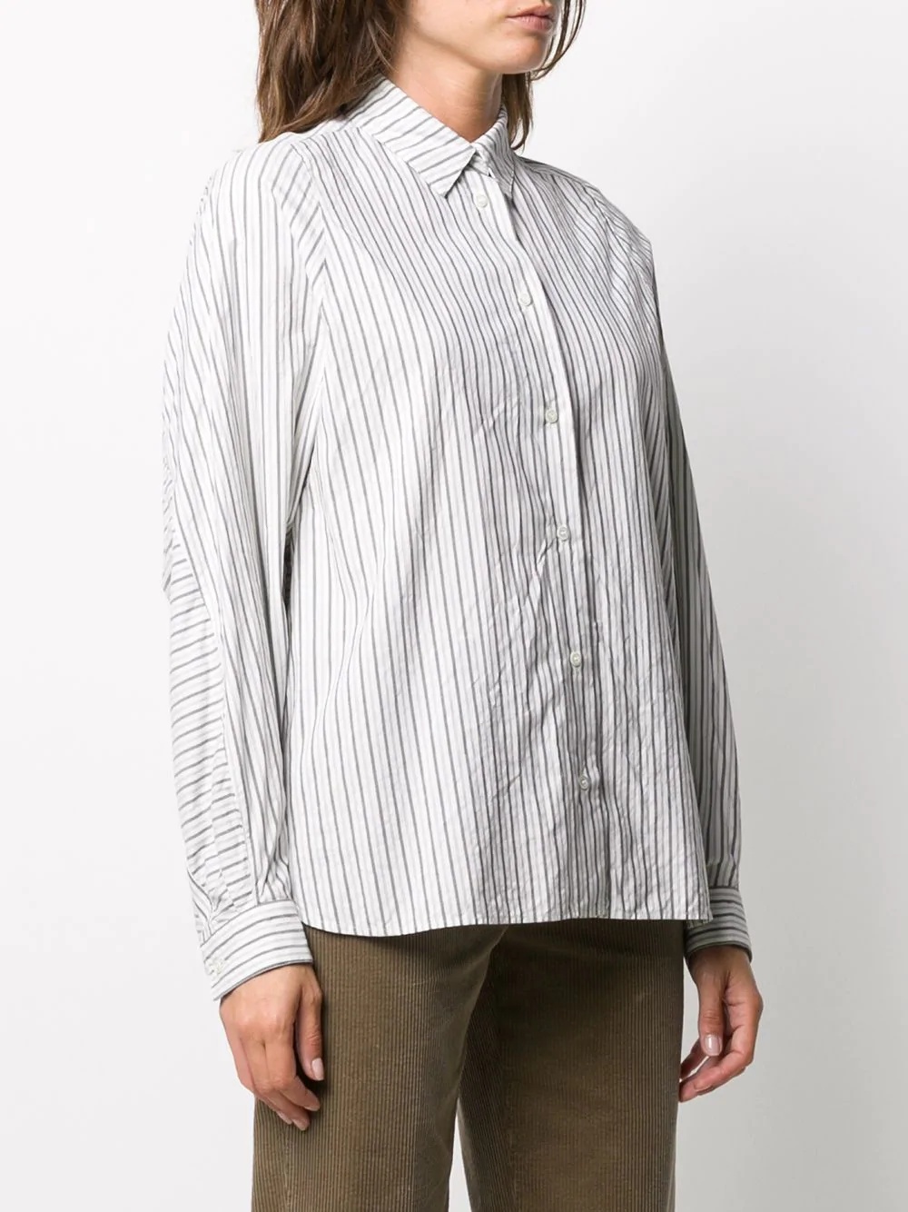 mixed stripe shirt - 3