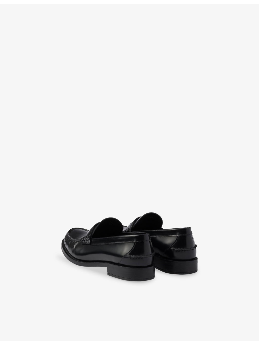 Brushed Leather Loafers - 4