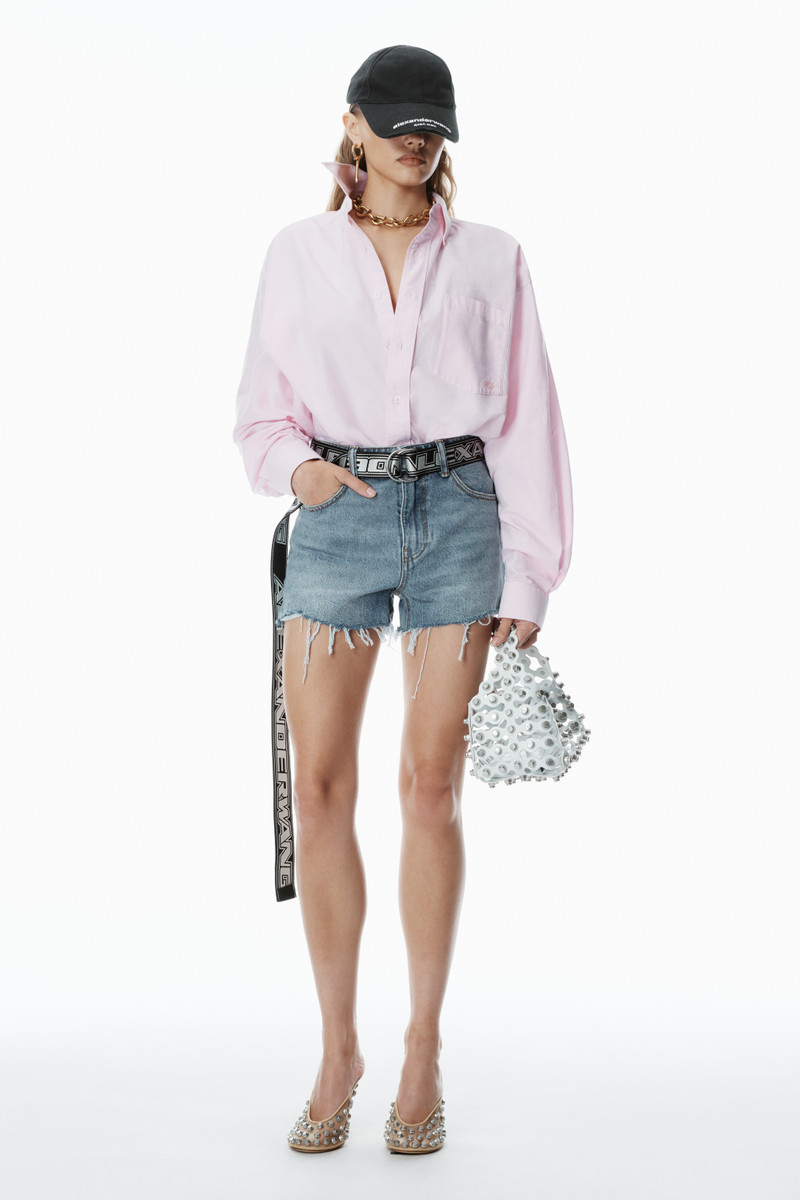 Alexander Wang Cotton Oxford Oversize Shirt outlook