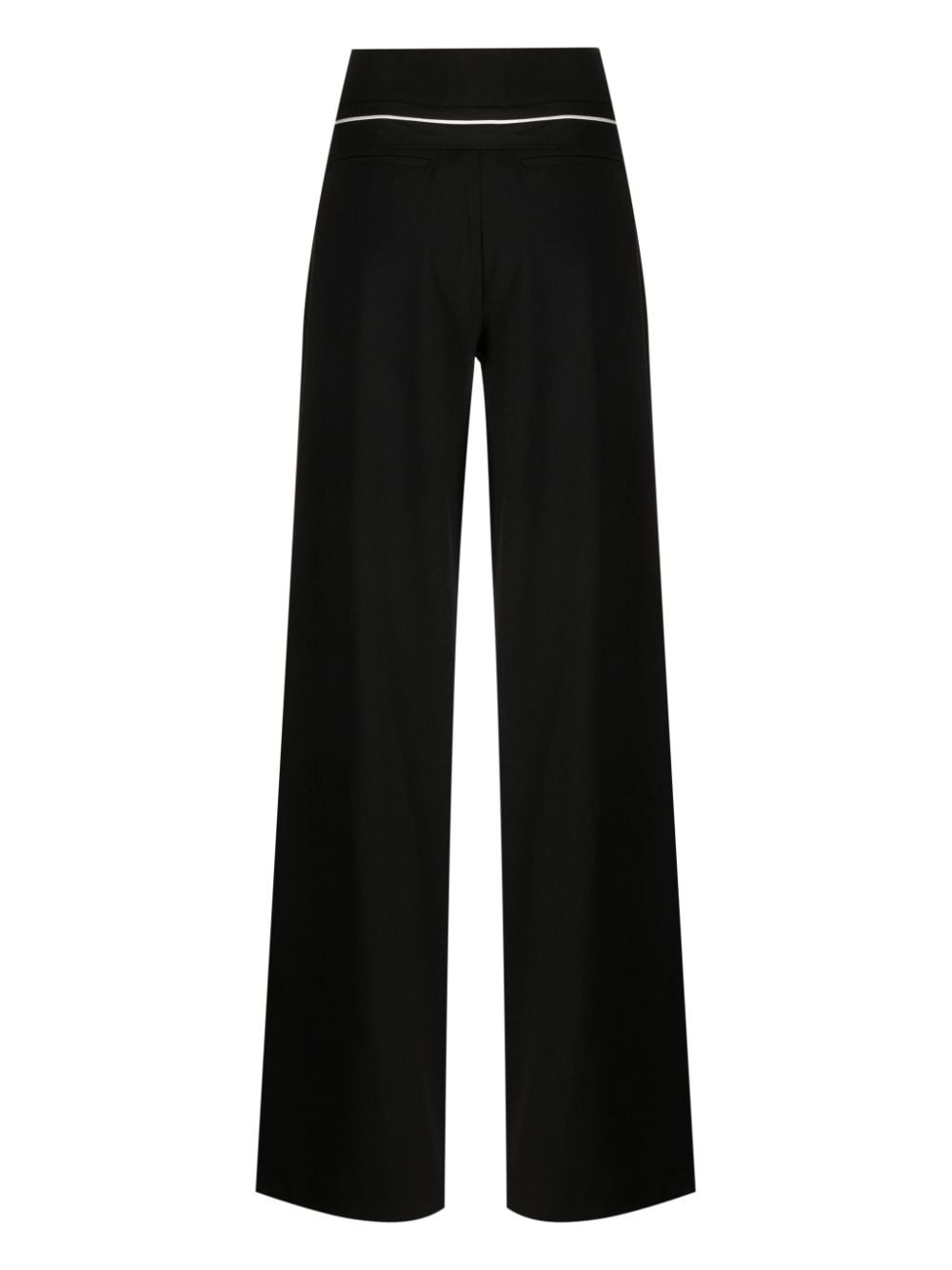 Dani striped straight-leg trousers - 2