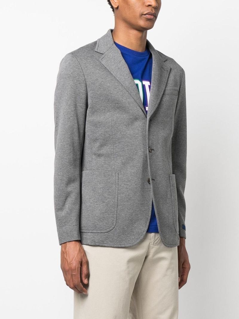 single-breasted cotton-blend blazer 3