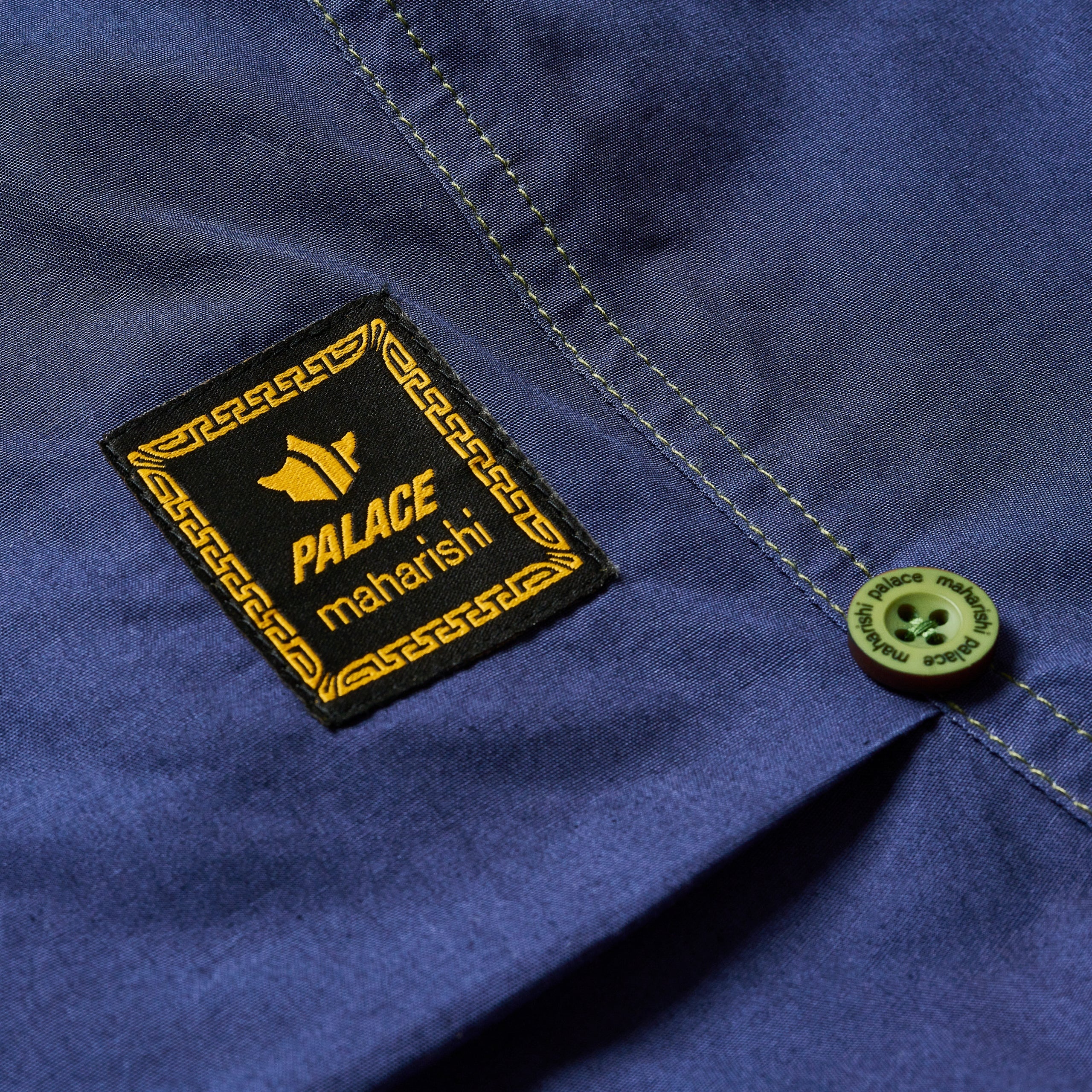 PALACE MAHARISHI ZIP OFF SNOPANT BLUE - 8