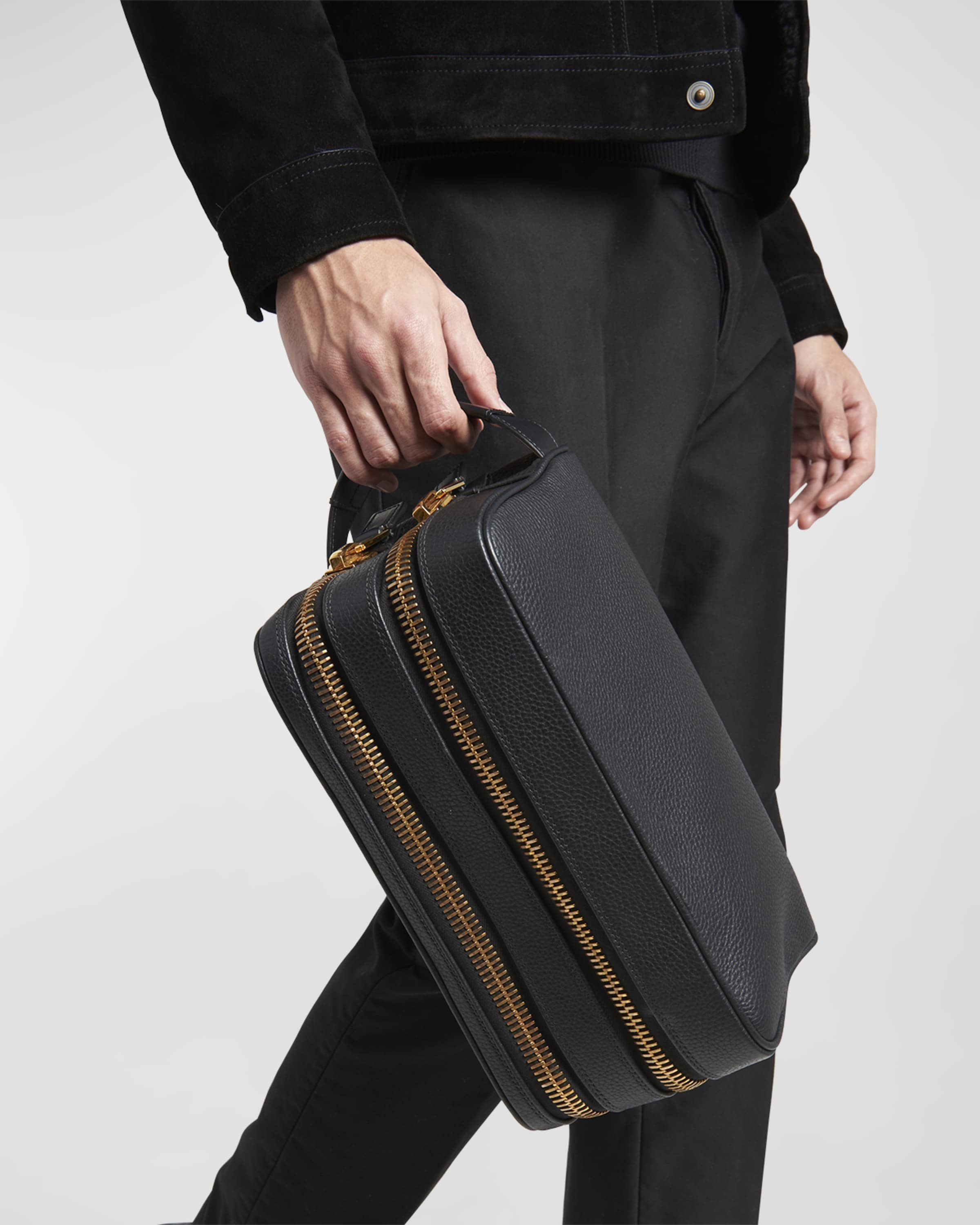 Tom Ford Single Zip Leather Toiletry Bag – Top Shelf Apparel