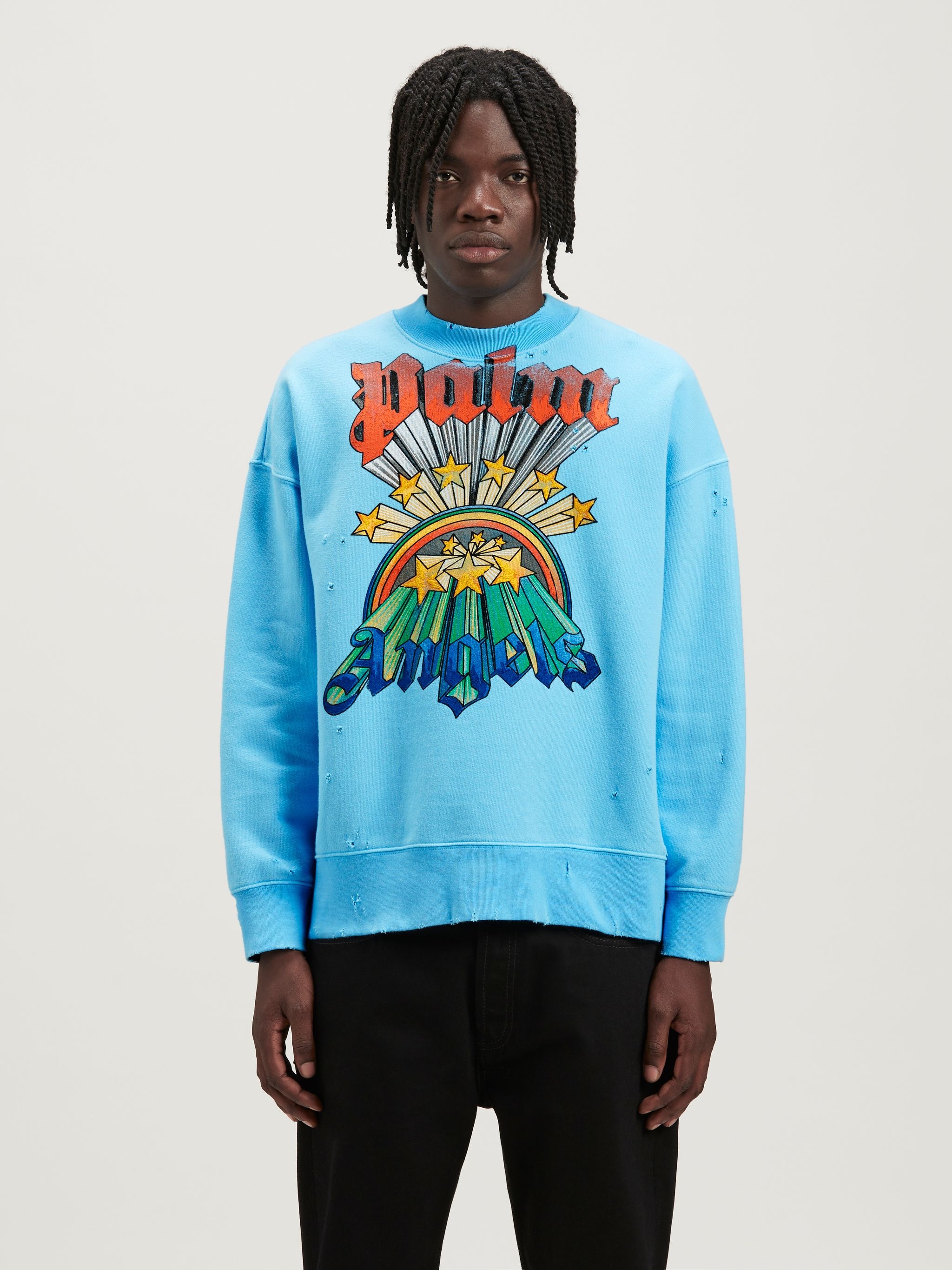 Palm Angels Rainbow Crewneck - 3