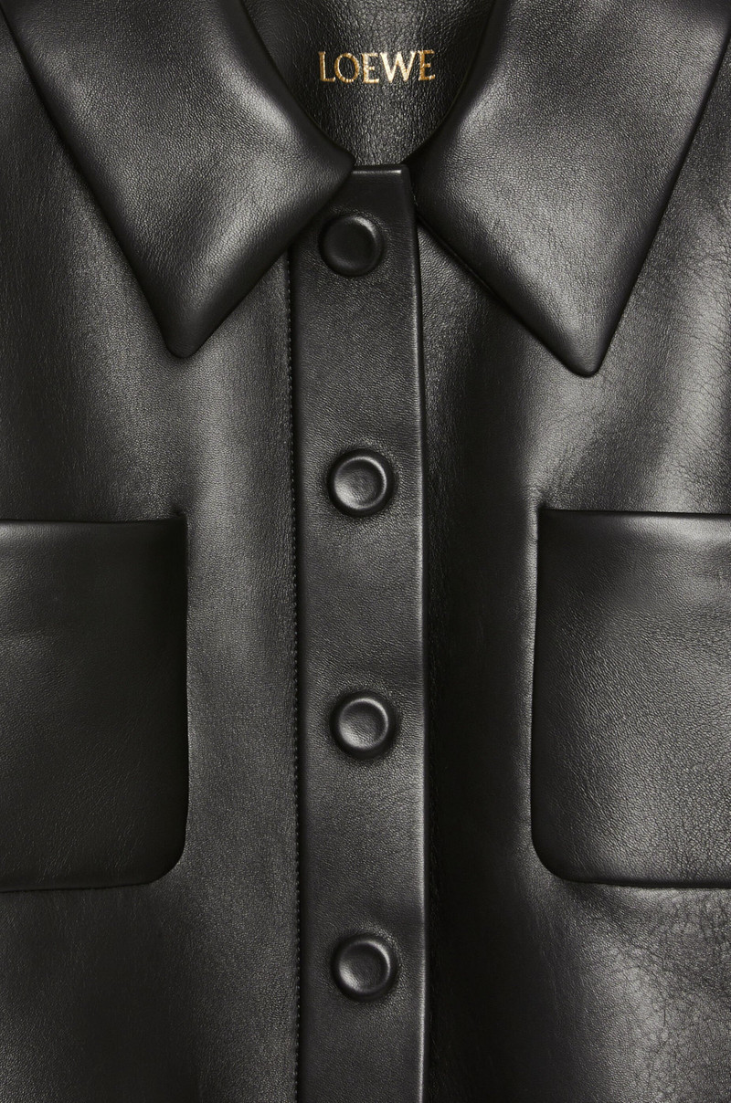 Reproportioned jacket in nappa lambskin 3