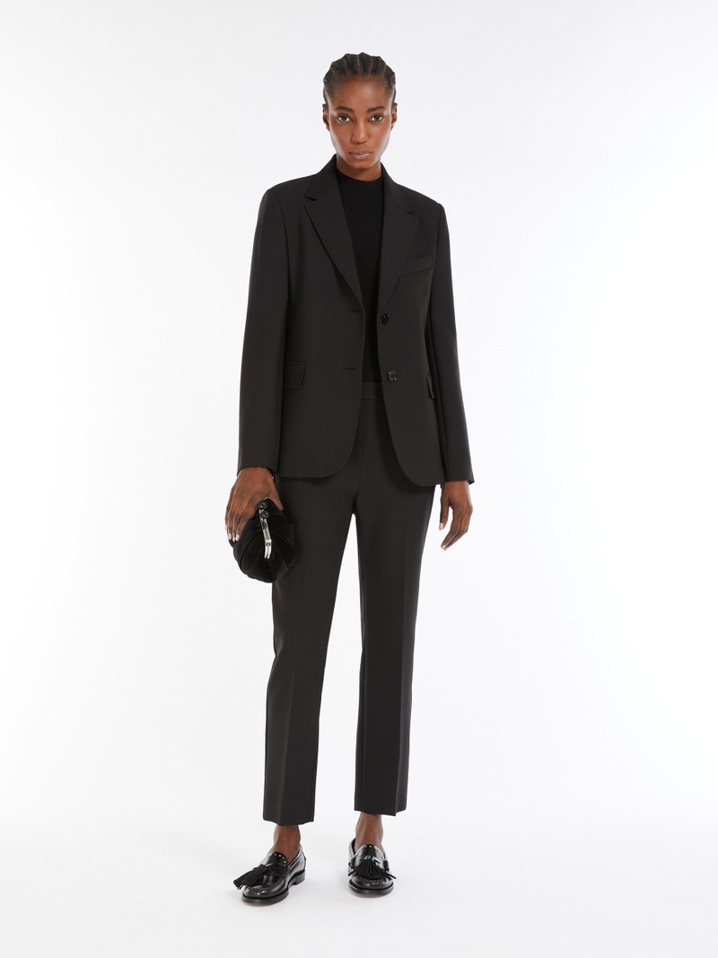 WEEKEND Max Mara UVA Single-breasted blazer in stretch wool-blend canvas outlook