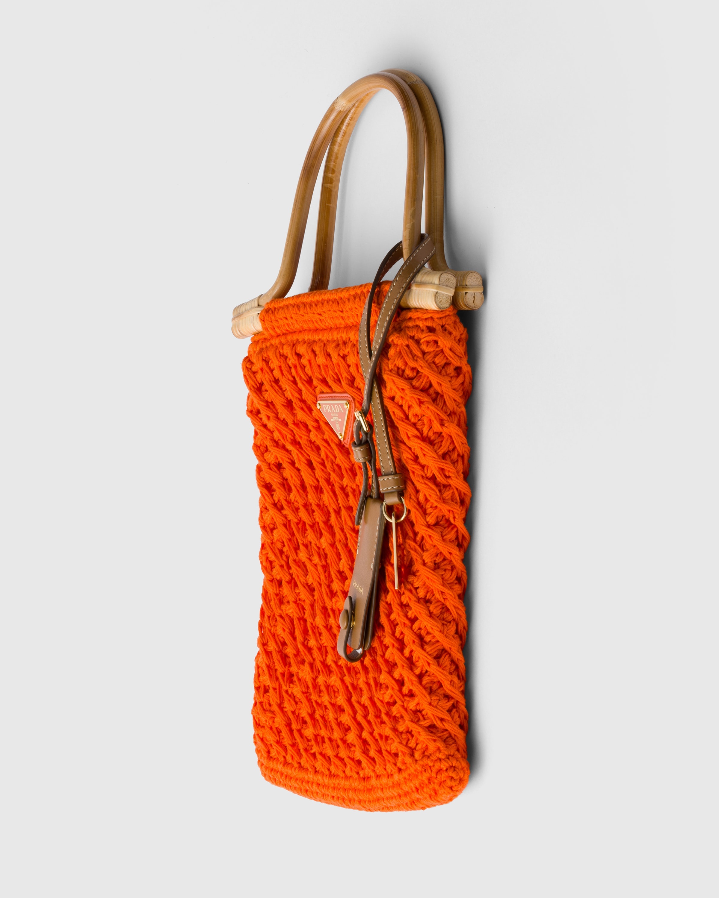 Cotton crochet mini-handbag - 3