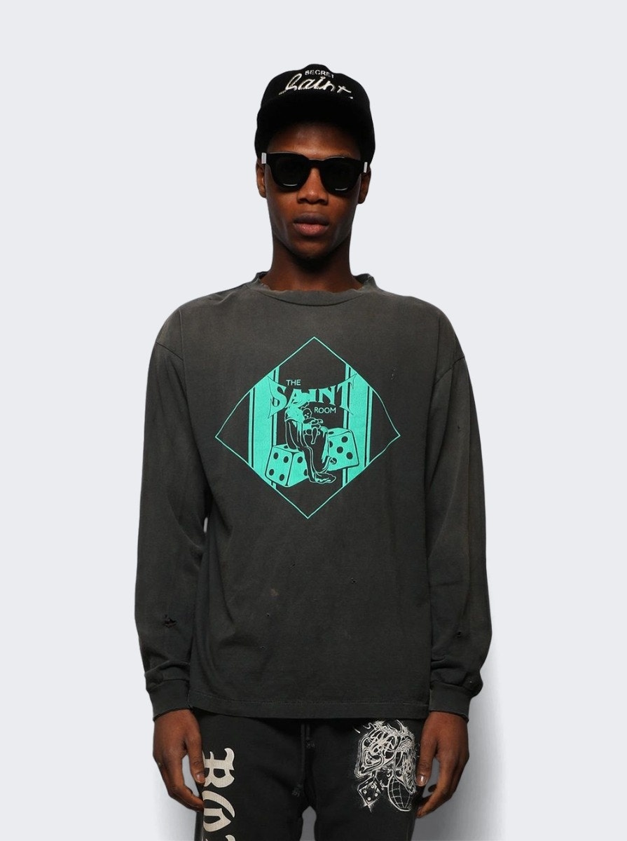 X Shermer Academy Saint Room Black T-shirt - 3