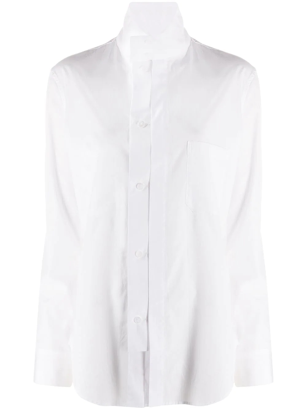 stand-up collar shirt - 1