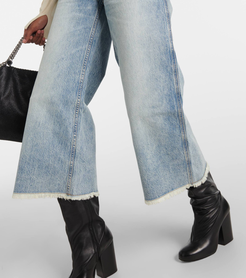 High-rise cropped flared jeans 5