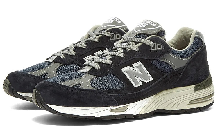 (WMNS) New Balance 991 'Grey Navy Black' W991NV - 2