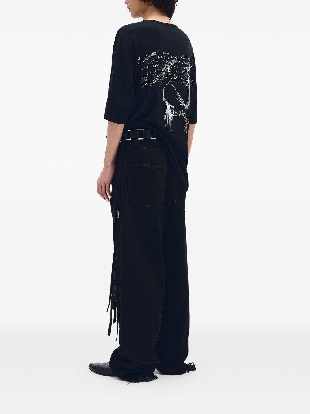 Sketchbook-print T-shirt - 2
