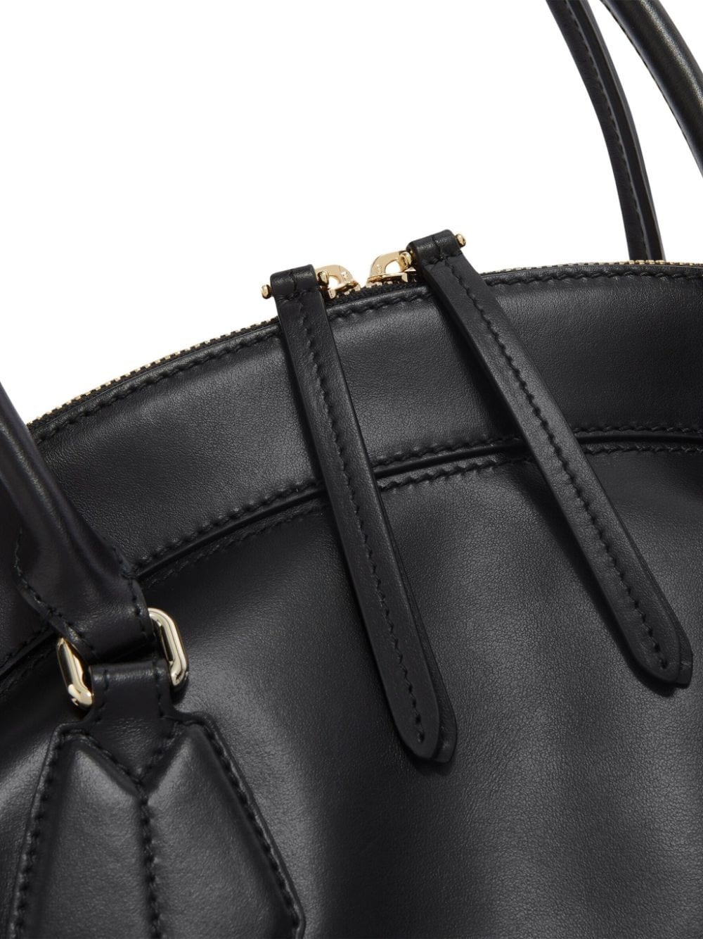 leather tote bag - 3