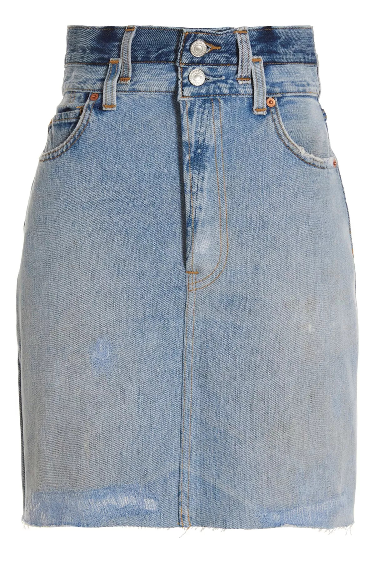 'Double Waisted Pencil' Re Done x Levi's skirt - 13