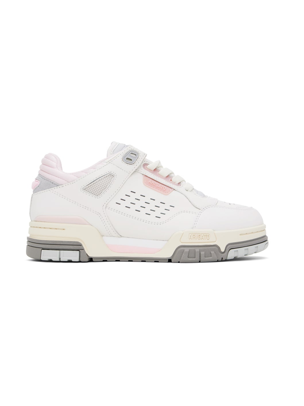 White & Pink Onyx Sneakers - 1