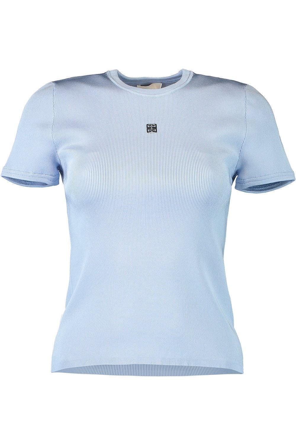 Short Sleeve Ribbed Tee - 1