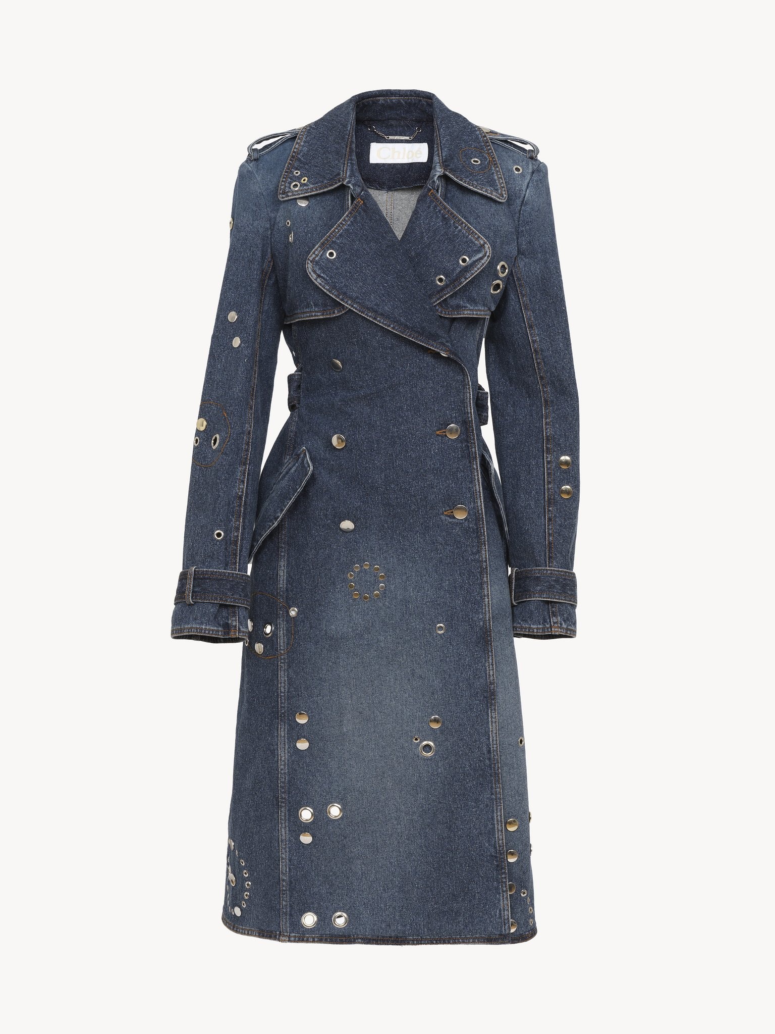 EMBELLISHED TRENCH COAT - 3