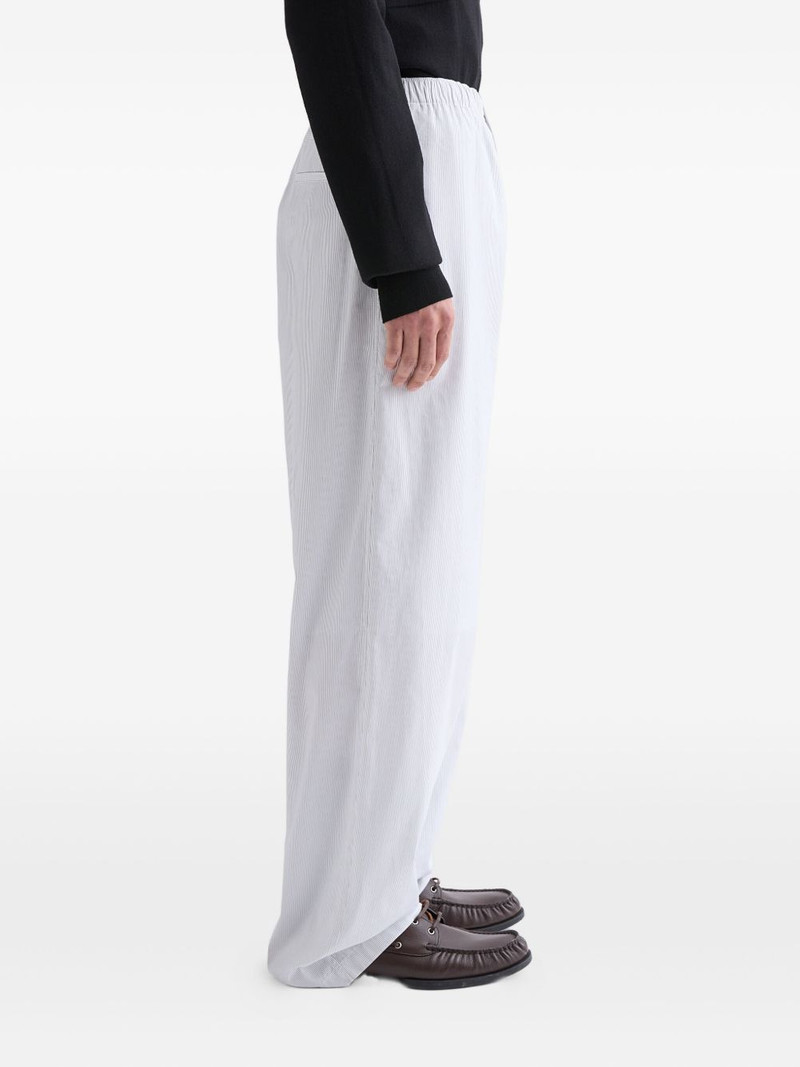 Jil Sander elasticated-waistband cotton trousers outlook