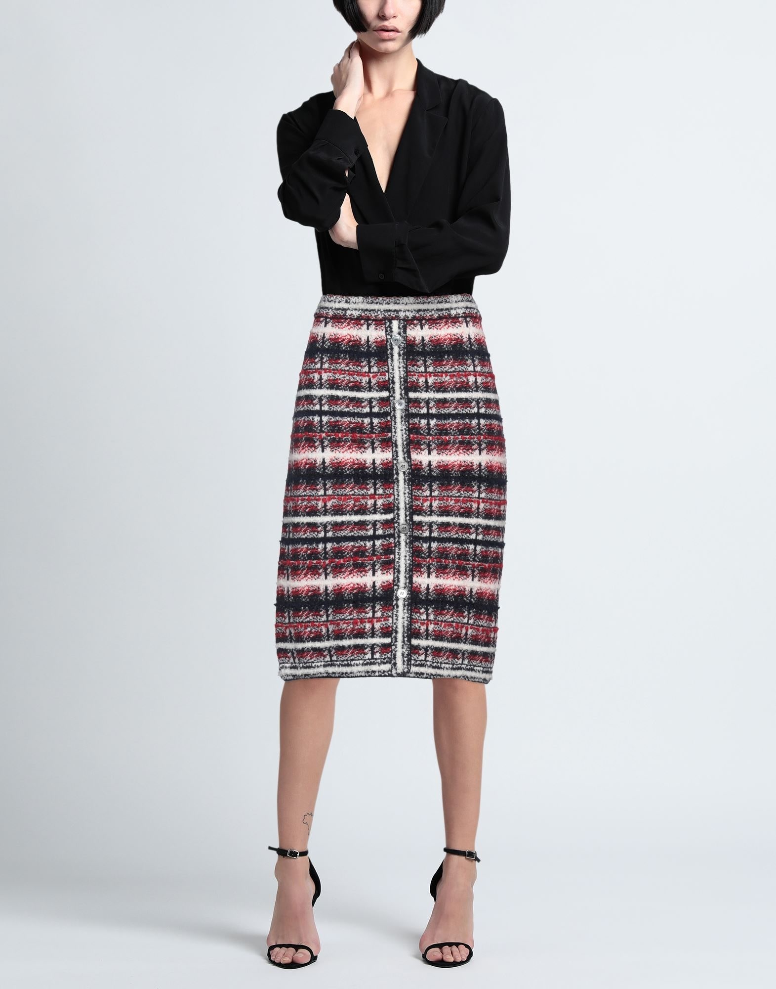 Navy blue Women's Midi Skirt - 2