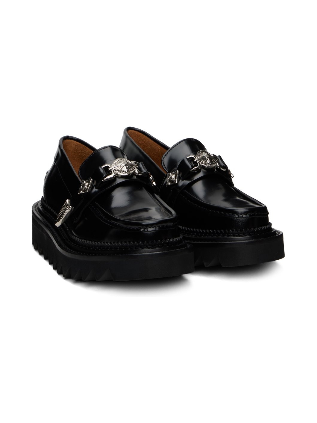 SSENSE Exclusive Black Chunky Loafers - 4