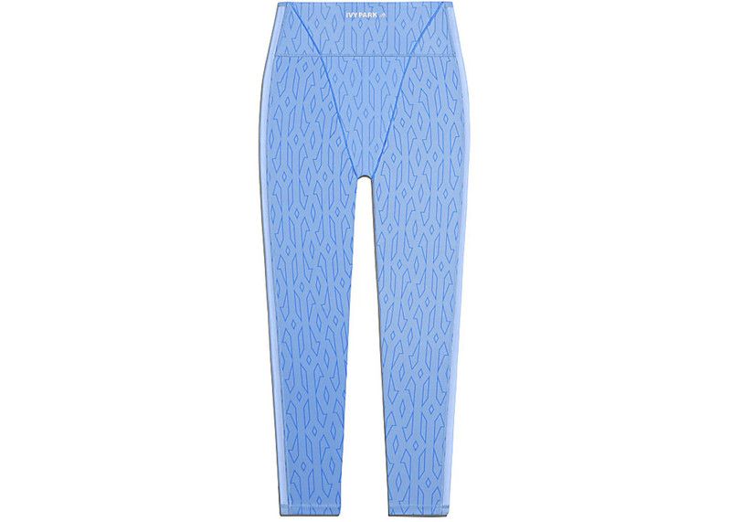 adidas adidas Ivy Park Mesh Monogram Tights Light Blue/Bright Blue outlook