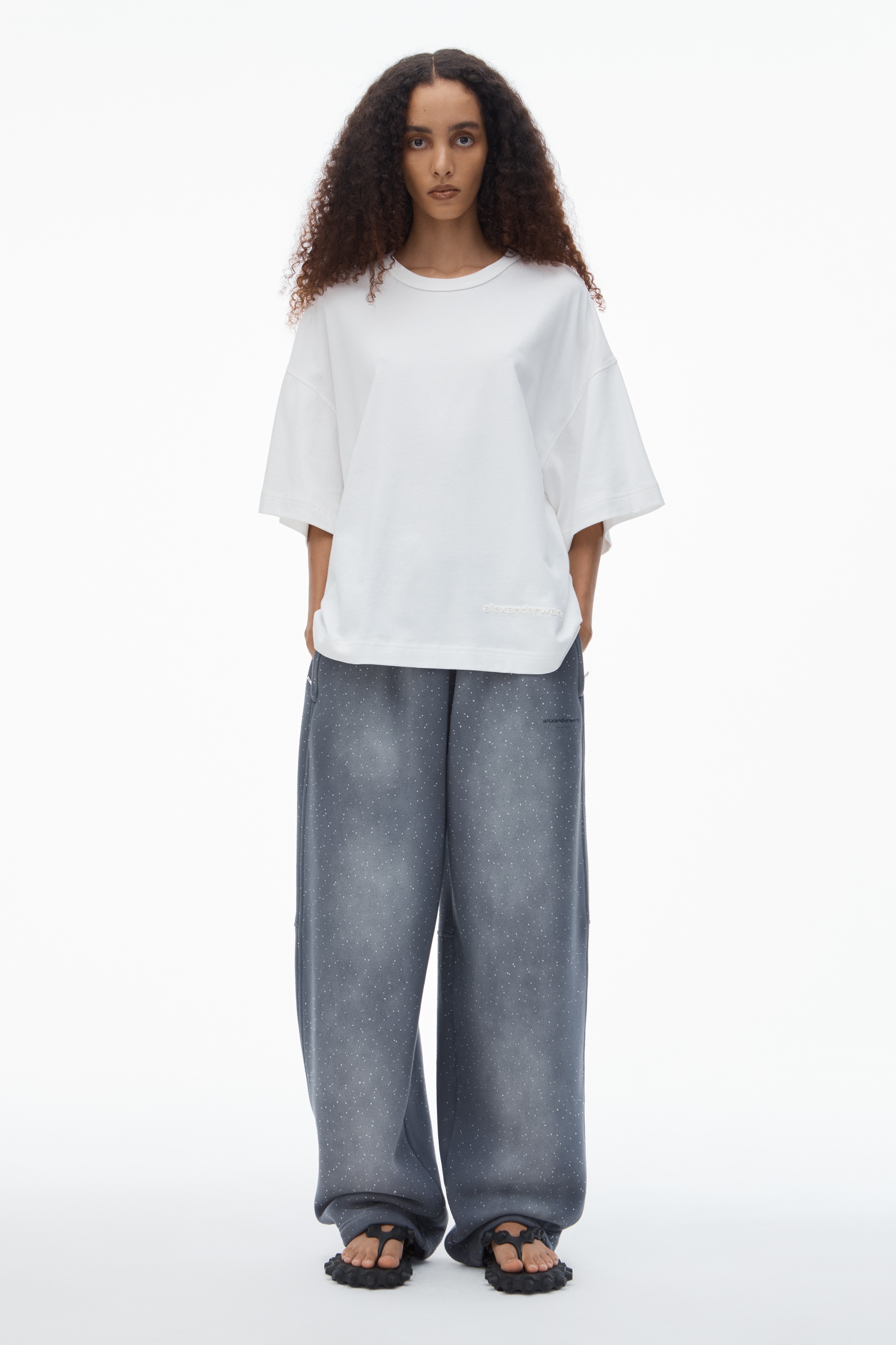 Unisex Crystal Hotfix Sweatpant - 2