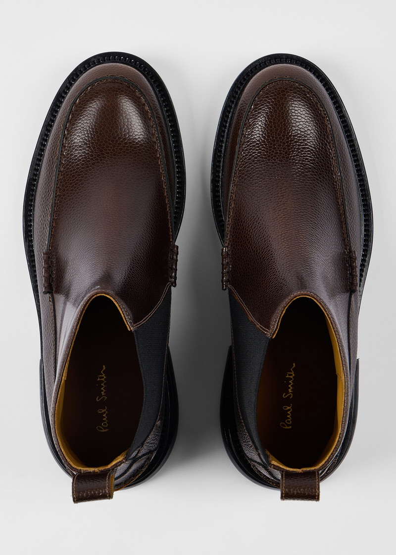 Brown Leather 'Garth' Boots 3