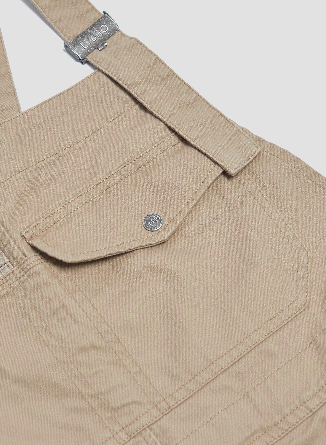 Original Lybro Dungaree Cotton Twill in Tan - 6