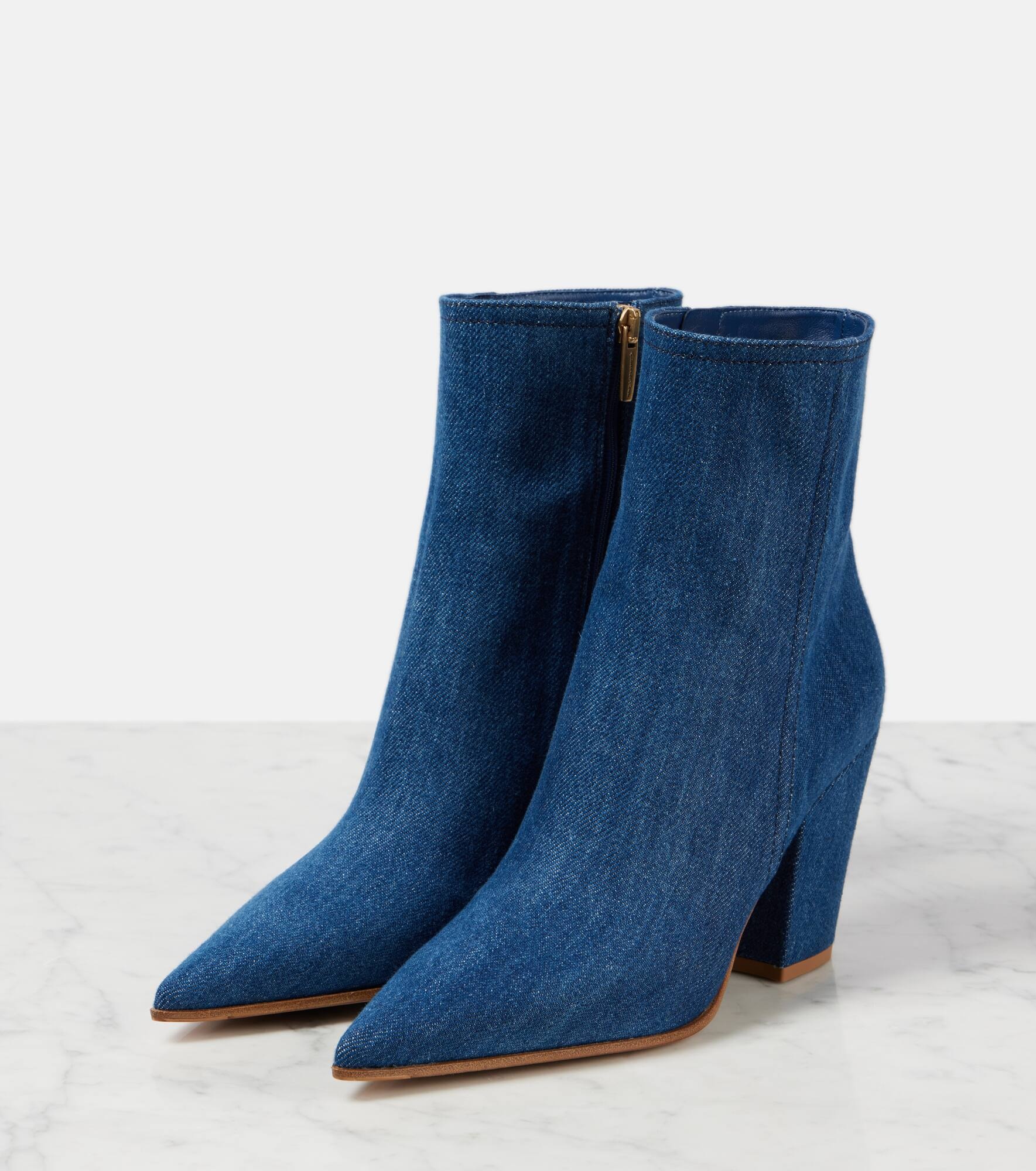 Keinna 85 denim ankle boots - 4