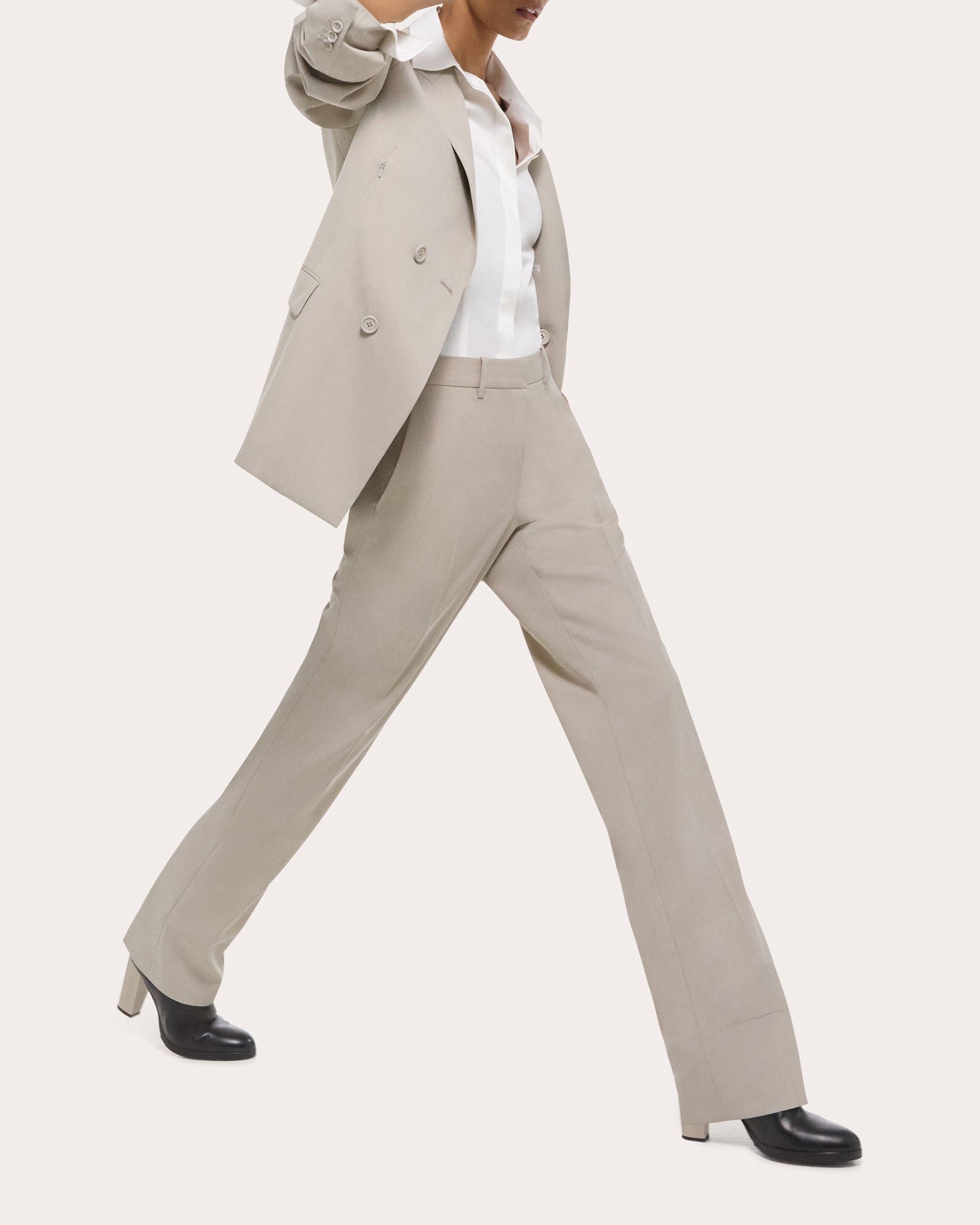 Boxy Wool Blazer - 5