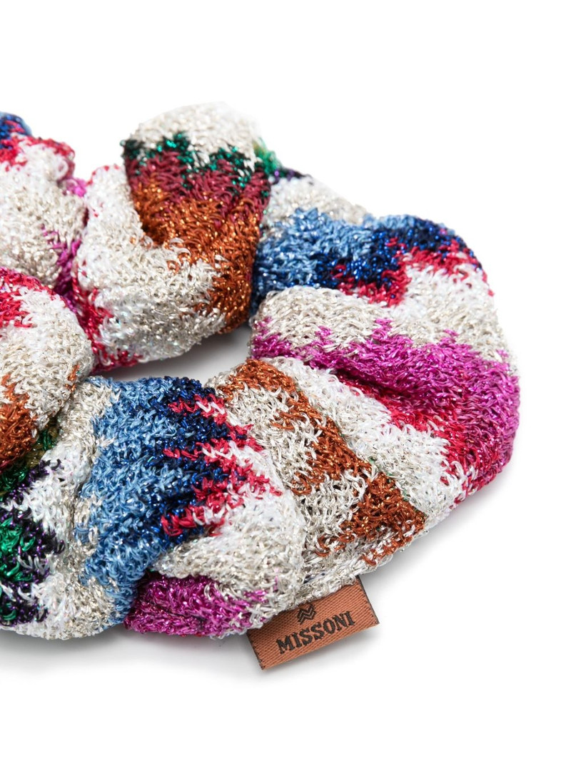 Missoni zigzag scrunchie outlook