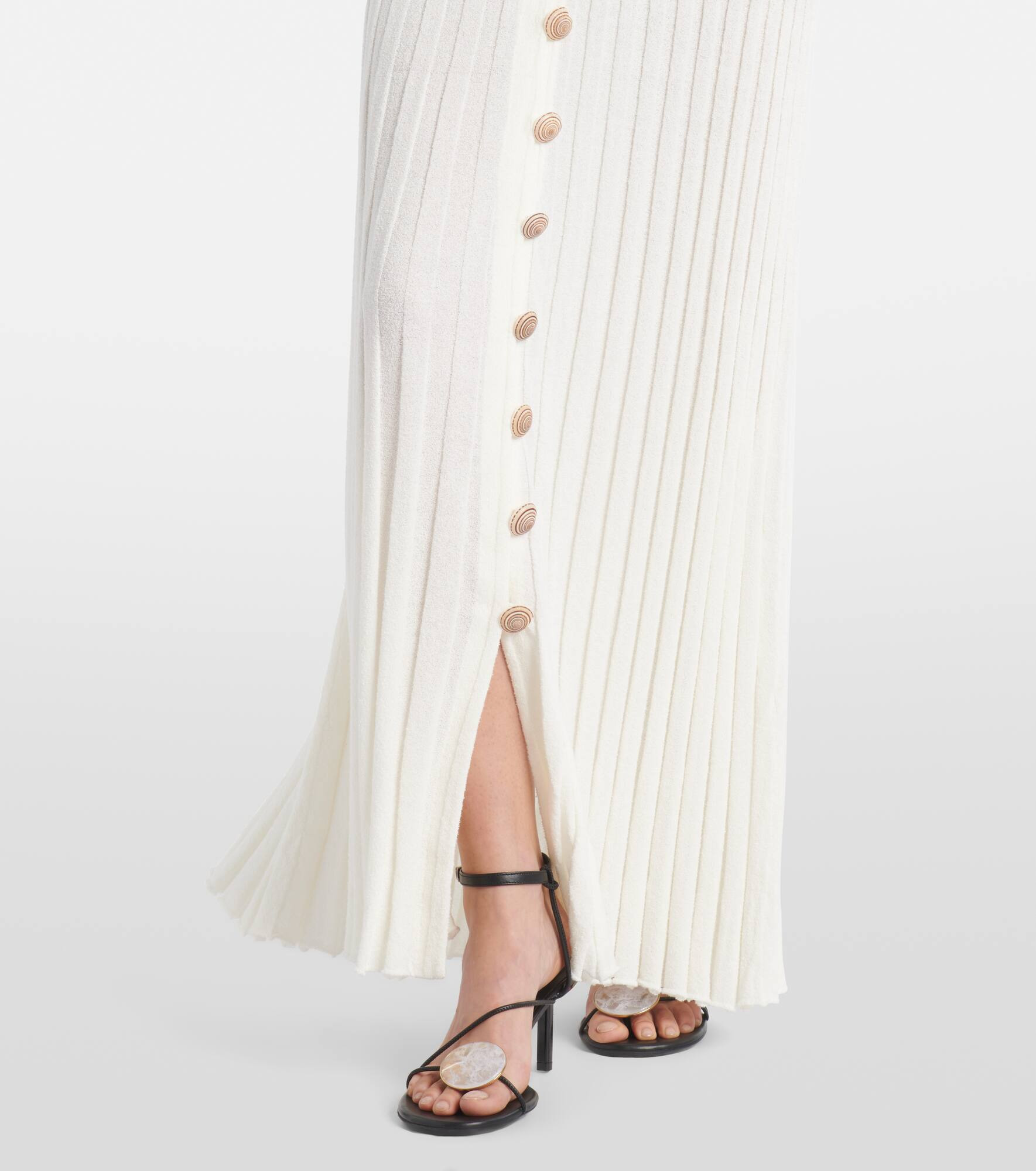 Sundial Shell cotton-blend maxi dress - 5