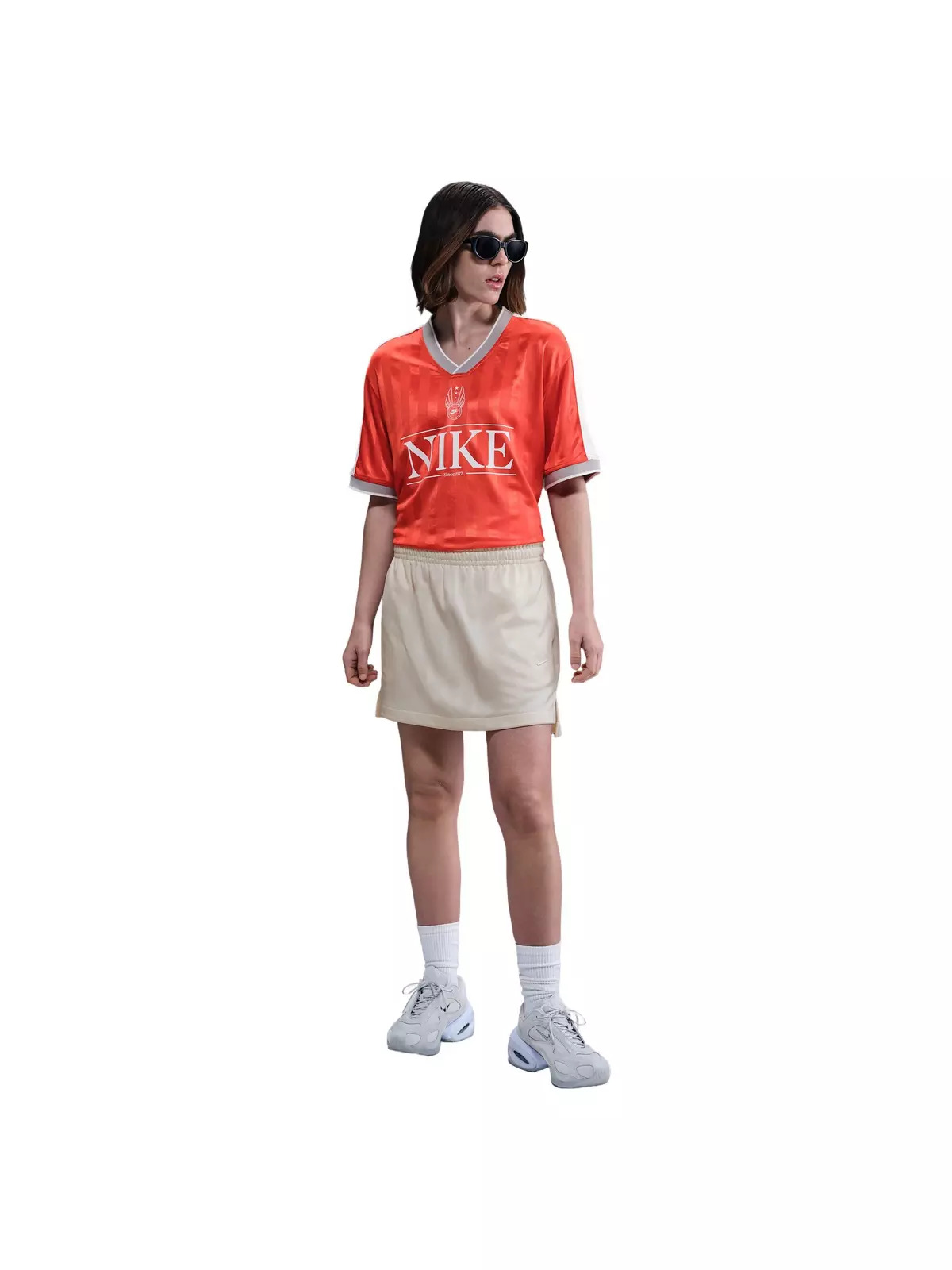 Women's Sportswear Jacquard Striped Skirt -Ivory - 4