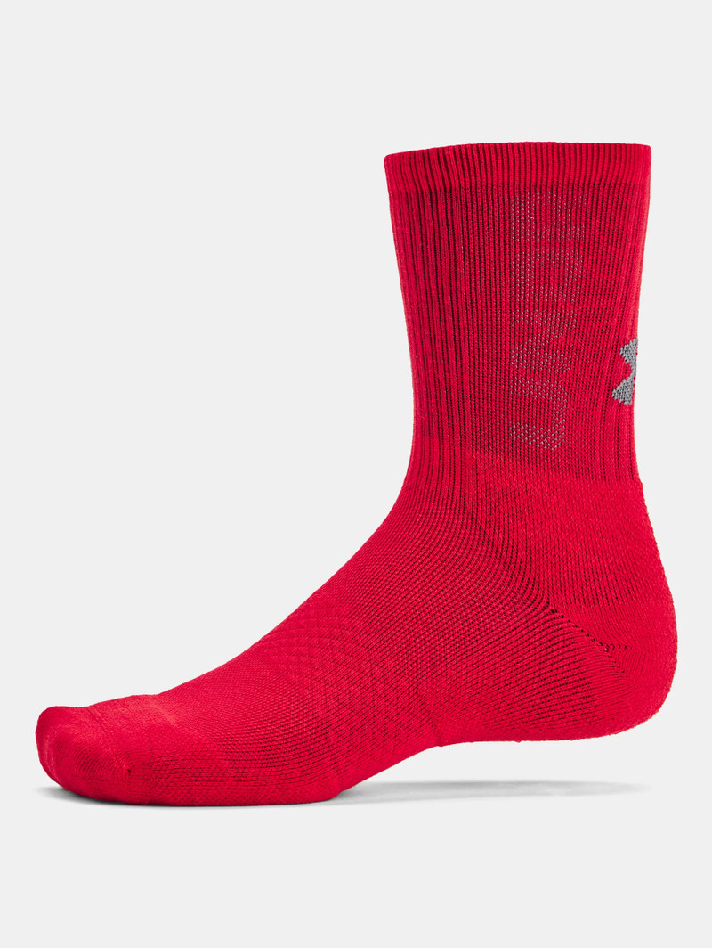 Unisex UA 3-Maker 3-Pack Mid-Crew Socks 4