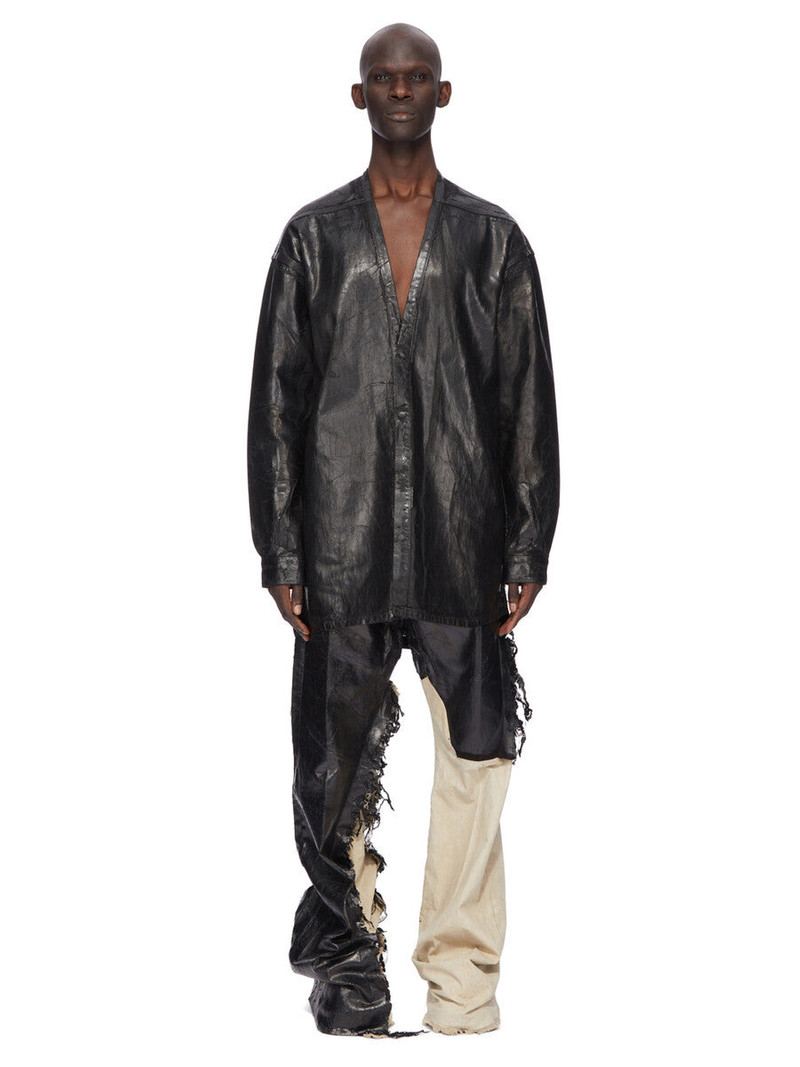 Rick Owens Black & Off-White Concordians Joris Jeans outlook