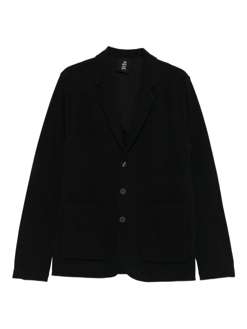 buttoned single-breasted blazer - 1