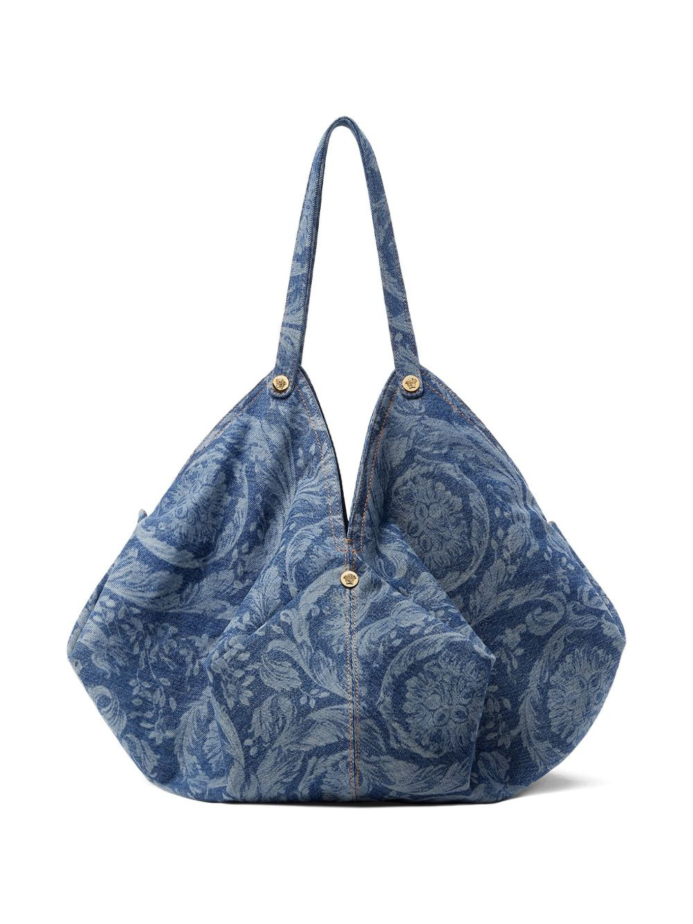 Barocco-print tote bag - 3