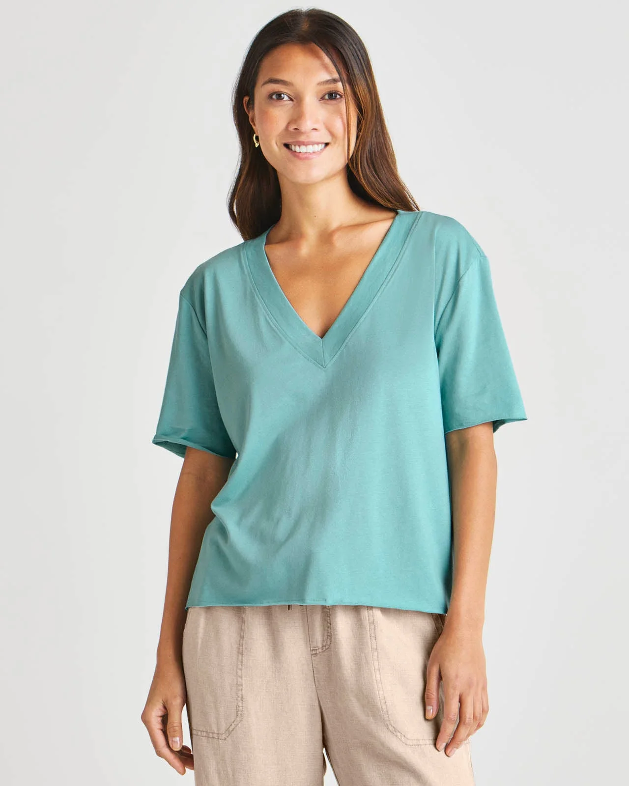 Kacey V-Neck Tee - 1
