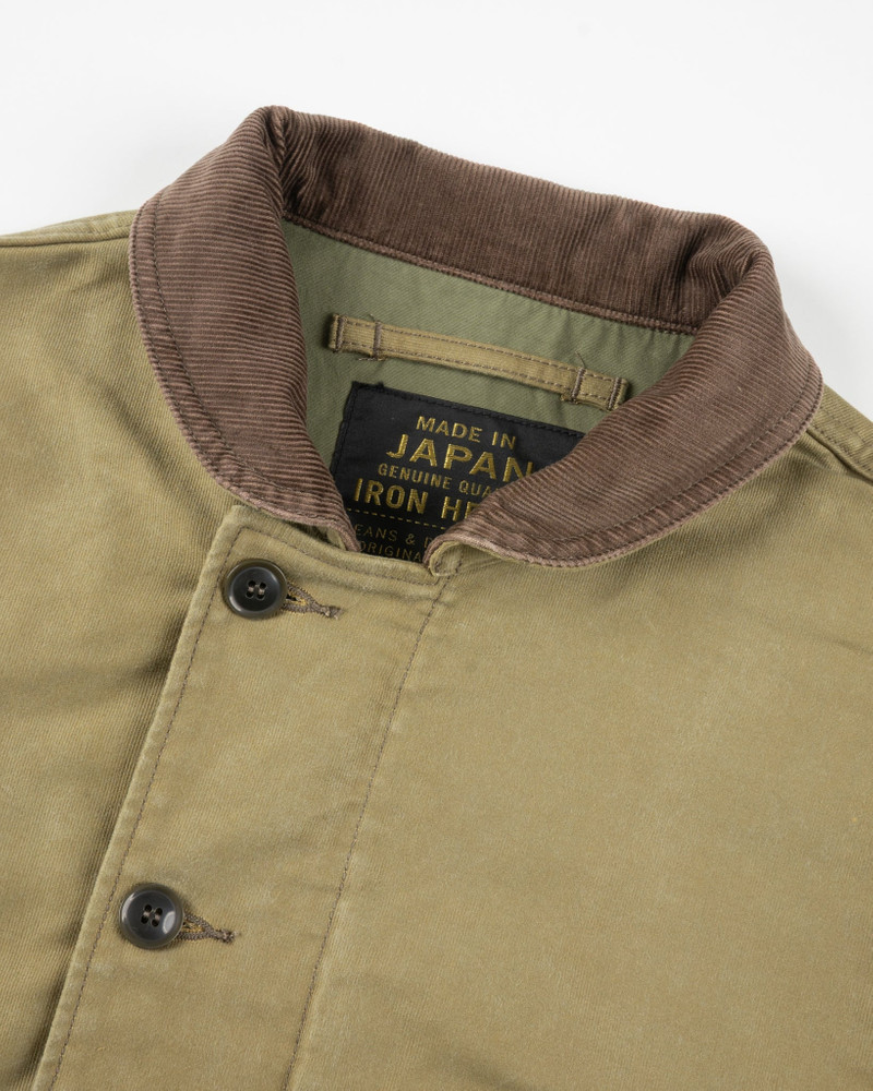 12OZ WHIPCORD LIGHTWEIGHT N1 DECK JACKET - KHAKI 7