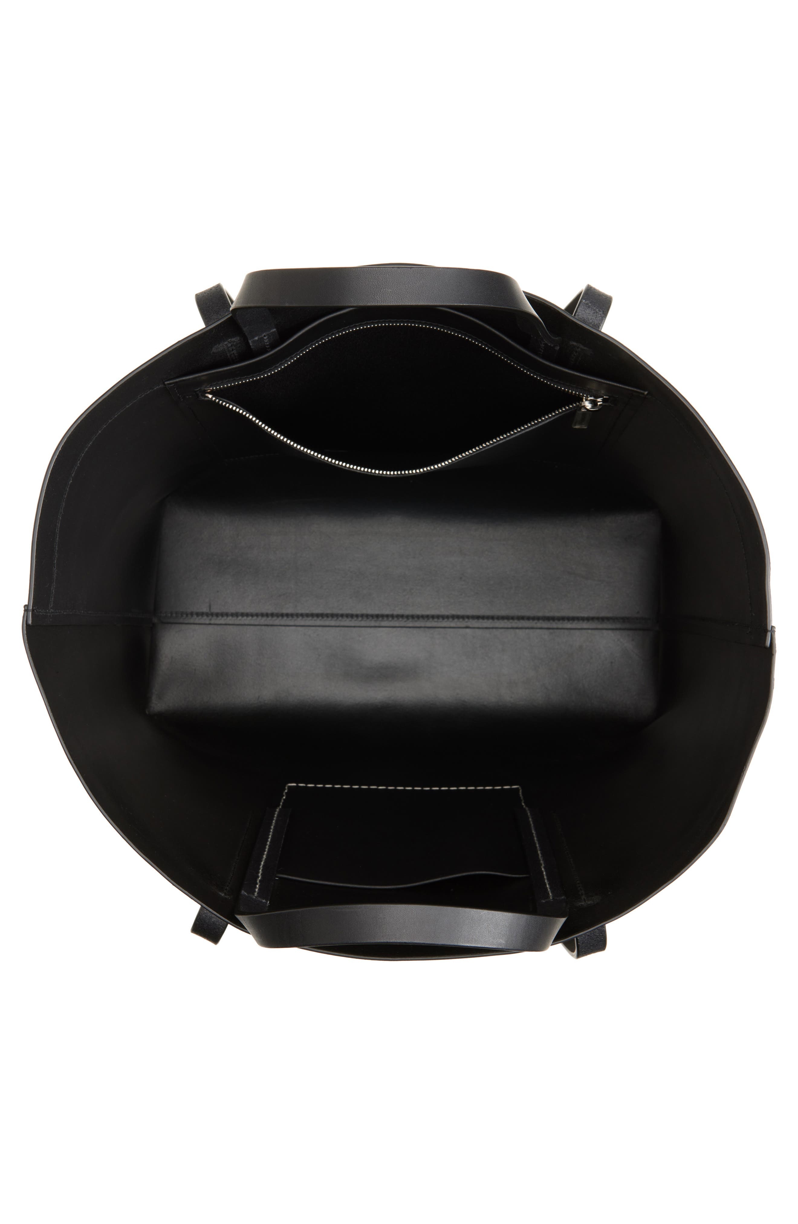 Rick Owens Hollywood Leather Shopper in Black at Nordstrom - 4