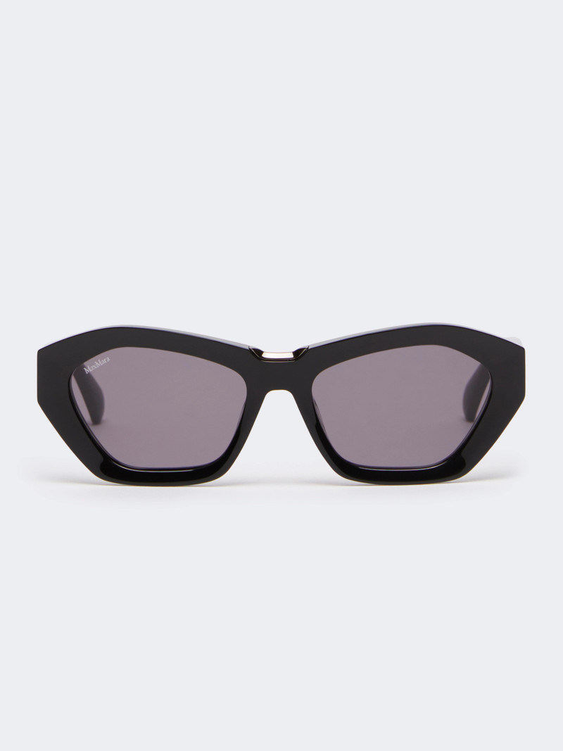 ODINO Square bold sunglasses - BLACK 1