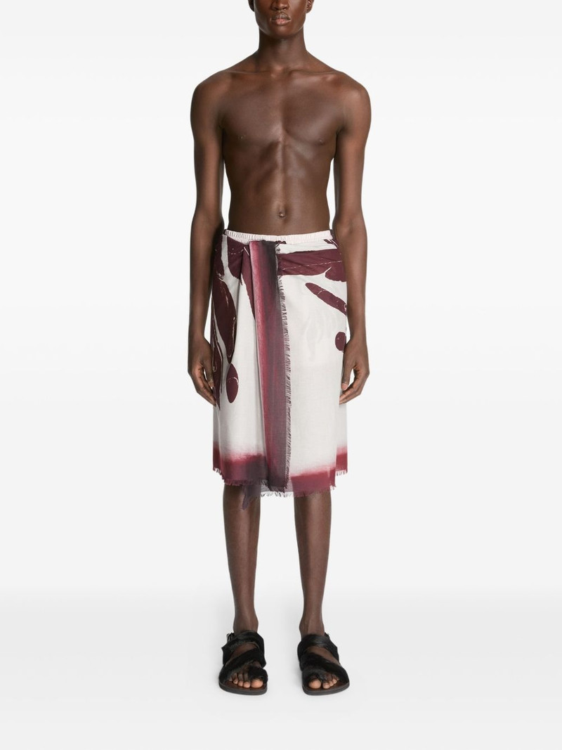 Dries Van Noten abstract-print cover-up outlook