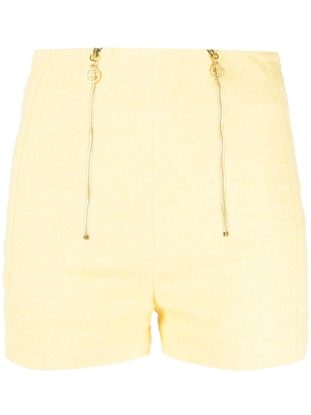 double zip fastening tailored shorts - 1
