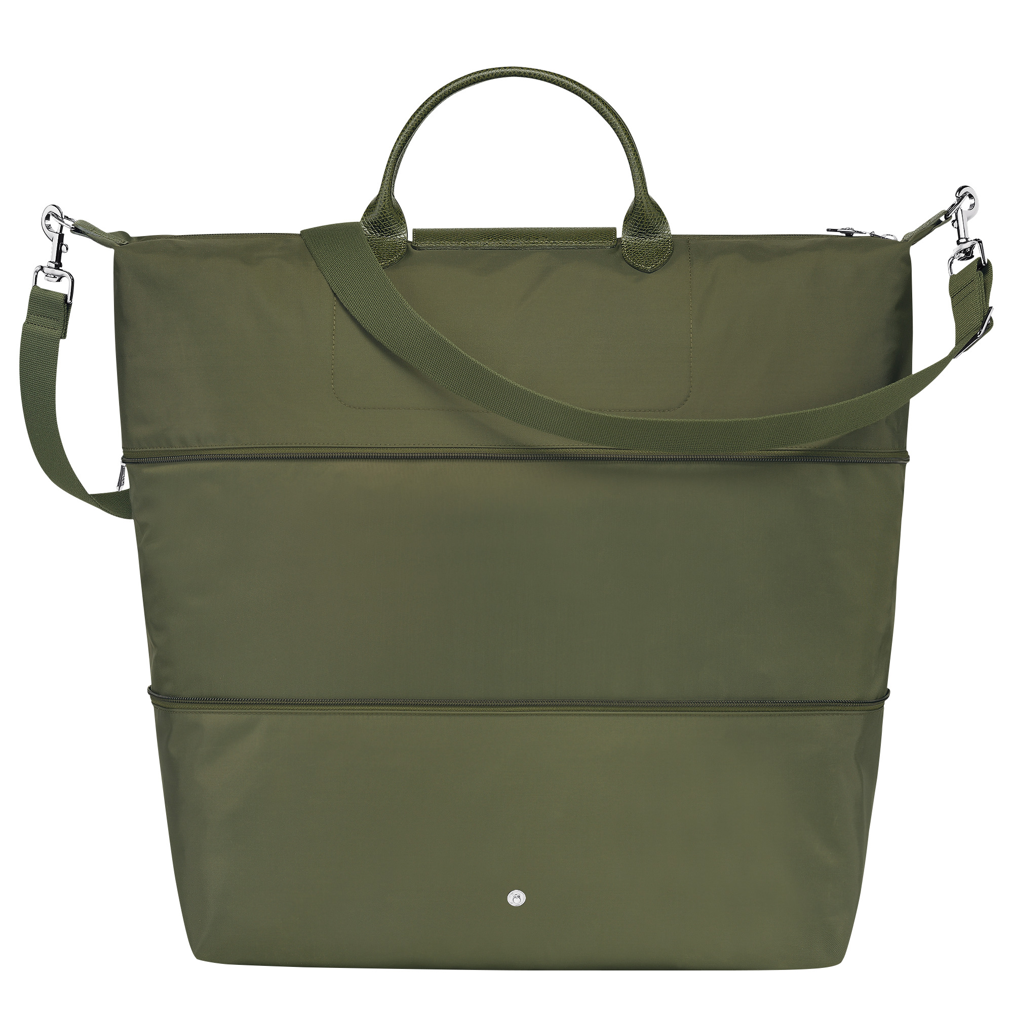 Longchamp Le Pliage Green Canvas Shoulder Bag