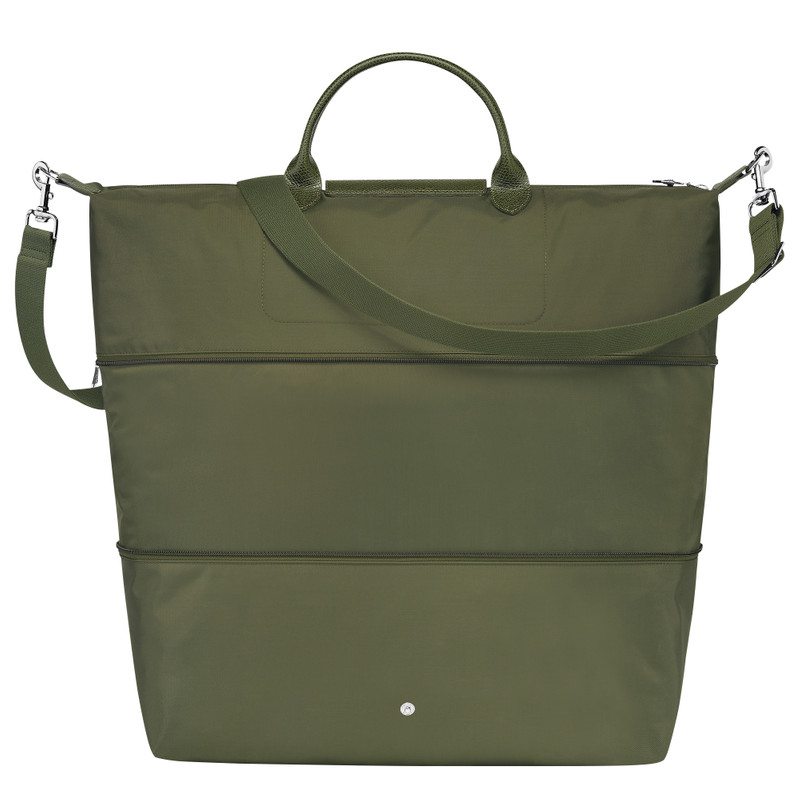 Le Pliage Green Travel bag expandable Forest - Recycled canvas 4